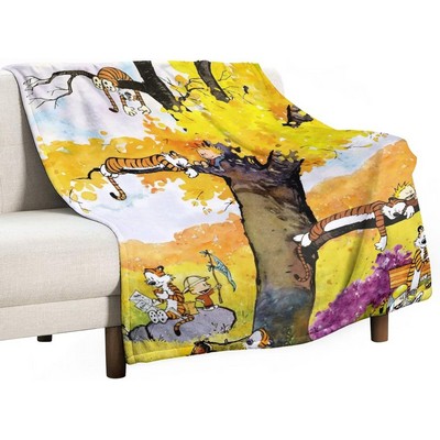 Digital printing flannel blanket