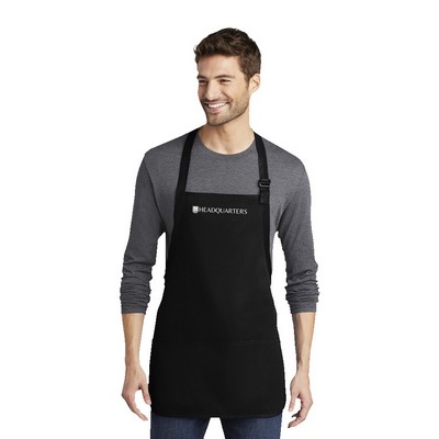 Port Authority® Medium-Length Apron with Pockets