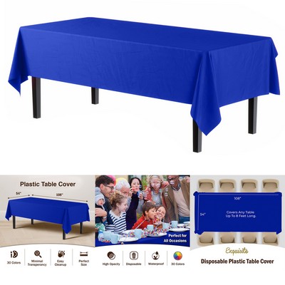 Premium Plastic Tablecloth