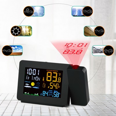 Weather Station Projection Alarm Clock