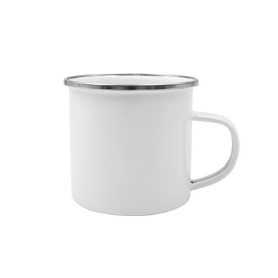 12 Oz Enamel Mug MOQ 50PCS