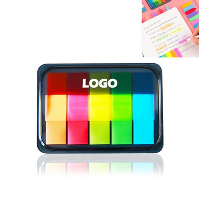 Mini Colored Bookmark Sticky Note Set