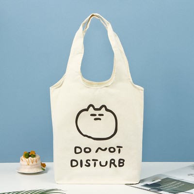 Cartoon Canvas Vest Shopping Bag