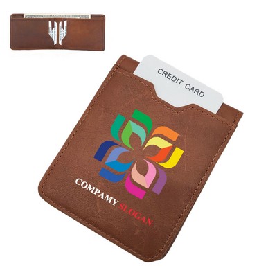 RFID Blocking Leather Card Holder Wallet