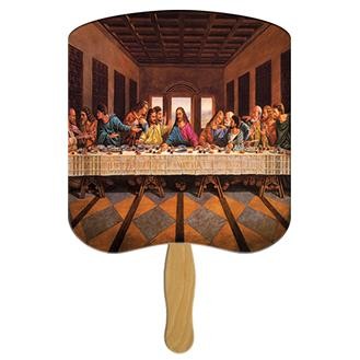 Last Supper Scene Hand Fan Stock Graphic