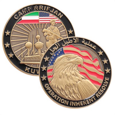 1 1/2" Custom Die Struck Challenge Coin