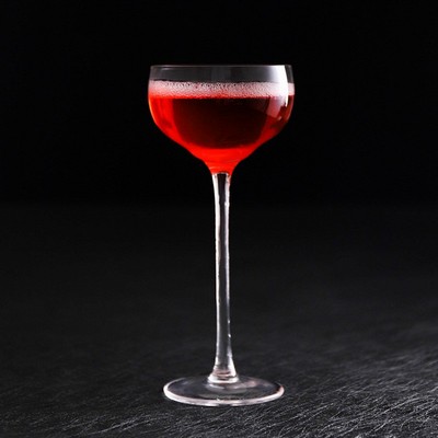 Elegant Long Stem Crystal Wine Goblets