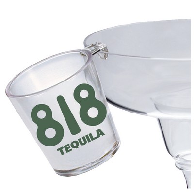 2 Oz. Acrylic Hanging Shot Glass