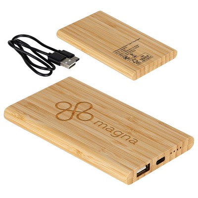 FSC® Bamboo 5000mAh Type-C Power Bank