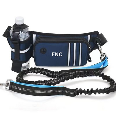 Hands Free Dog Leash w/Multifunctional Waist Bag