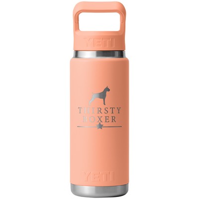 YETI® Rambler® 26 Oz Bottle With Color-Matched Straw Cap