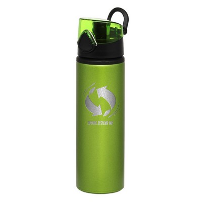 25 oz. Flip Aluminum Water Bottle (Engraved Imprint)