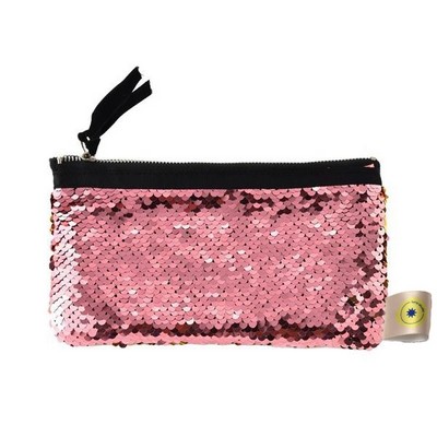 Glitter Makeup Pouch Cosmetic Bag Pen Holder