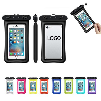 Floating Inflatable Cell Phone Transparent Waterproof Case