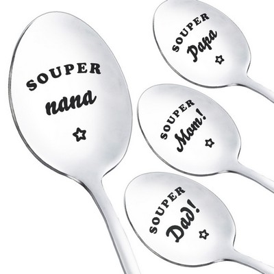 Personalized Engraved Stainless Steel Spoon