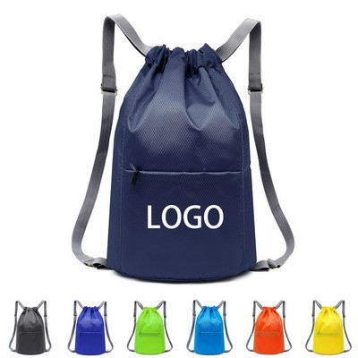 Waterproof Gym Drawstring Backpack