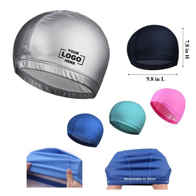 PU Water Proof Fabric Swim Caps