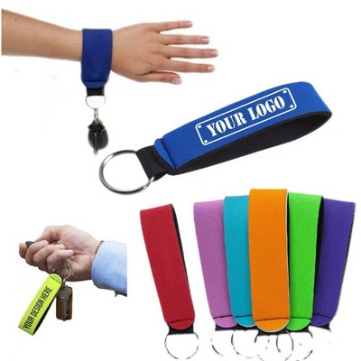 Neoprene Wrist Straps Key Chain