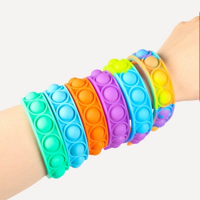 Silicone Pop Fidget Wristband