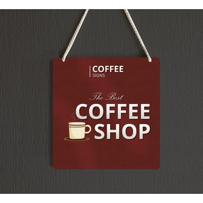 Reflective Coffee Signs (1ft x 1ft/Sqft)