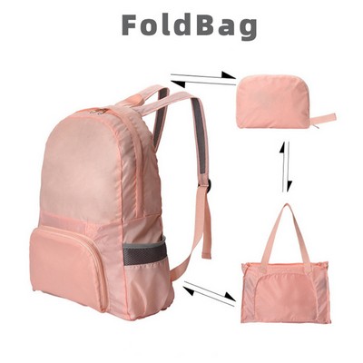 Ultralight Waterproof Polyester Folding Backpack