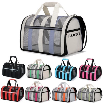 Breathable Folding Pet Travel Carrier Bag