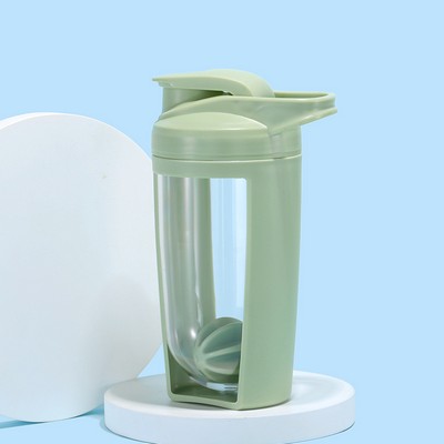 Outdoor Sports Plastic Protein Powder Shaker