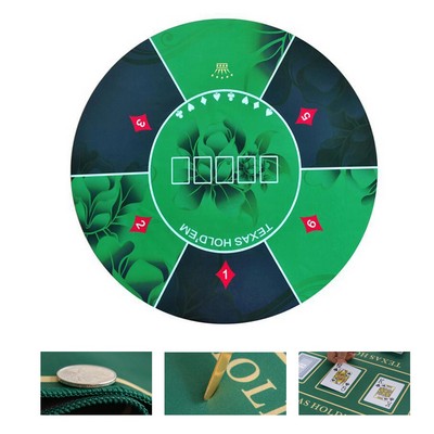 Round Poker Table Mat