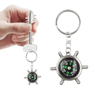 Compass Key Chain