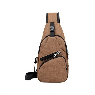 Polyester Sling Bag Backpack ( 6.5" X 12.5" X 2.5" )