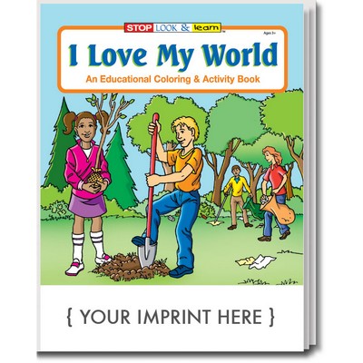 I Love My World Coloring Book Fun Pack