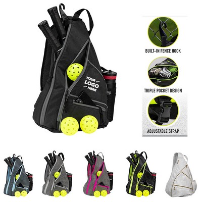 Sturdy Oxford Fabric Racket Bag For Sports Equipment