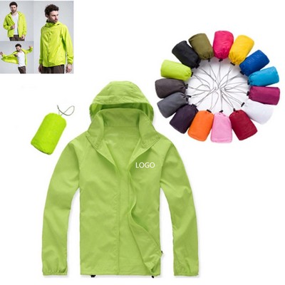 Folding Storage Waterproof Sunscreen Jacket