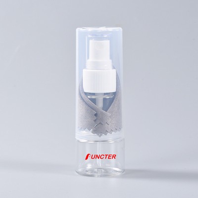 1 Oz. Hand Sanitizer Bottle W/ Microfiber Cloth (30ml)