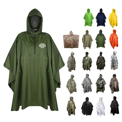 3 In 1 Hiking Rain Poncho