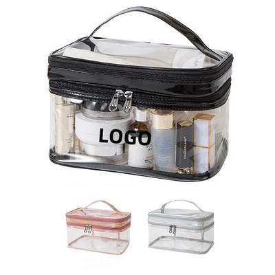 Double Layer Clear Cosmetic Bag