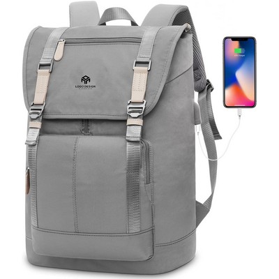 Unisex Laptop Backpack with USB Port