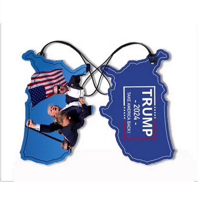 Map Trump Car Air Freshener