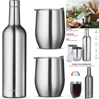 Vacuum Insulated Wine Bottle