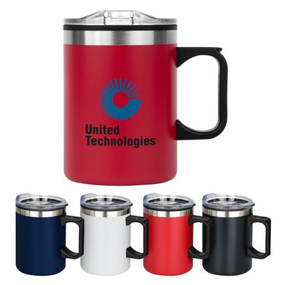 14oz. Stainless Camping Mug W/Handle