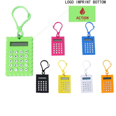 Mini Calculator Keychain