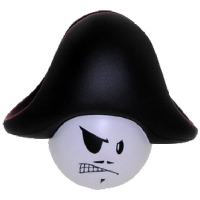 Pirate Hat Man Shaped Stress Reliever