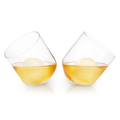 Viski Rolling Crystal Whiskey Tumblers