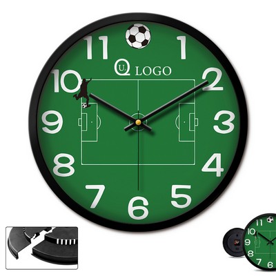 Football Field Pattern Wall Clock