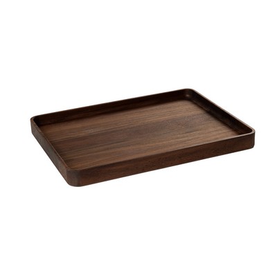 Walnut tray with edge 12x9x1