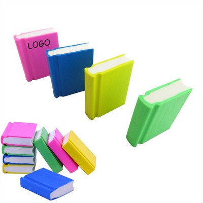 Book Shape Rubber Eraser