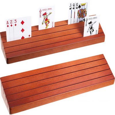 Wooden Card Organizer Tray