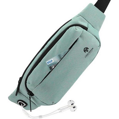 Zipper Waterproof Crossbody Carrying Fanny Pack