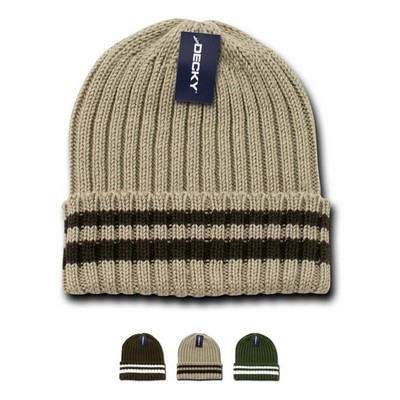 Decky Sweater Knit Cap Beanie