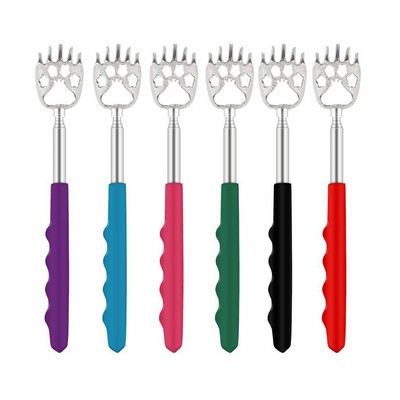 Extendable Portable Backscratcher with Comfortable Rubber Grip